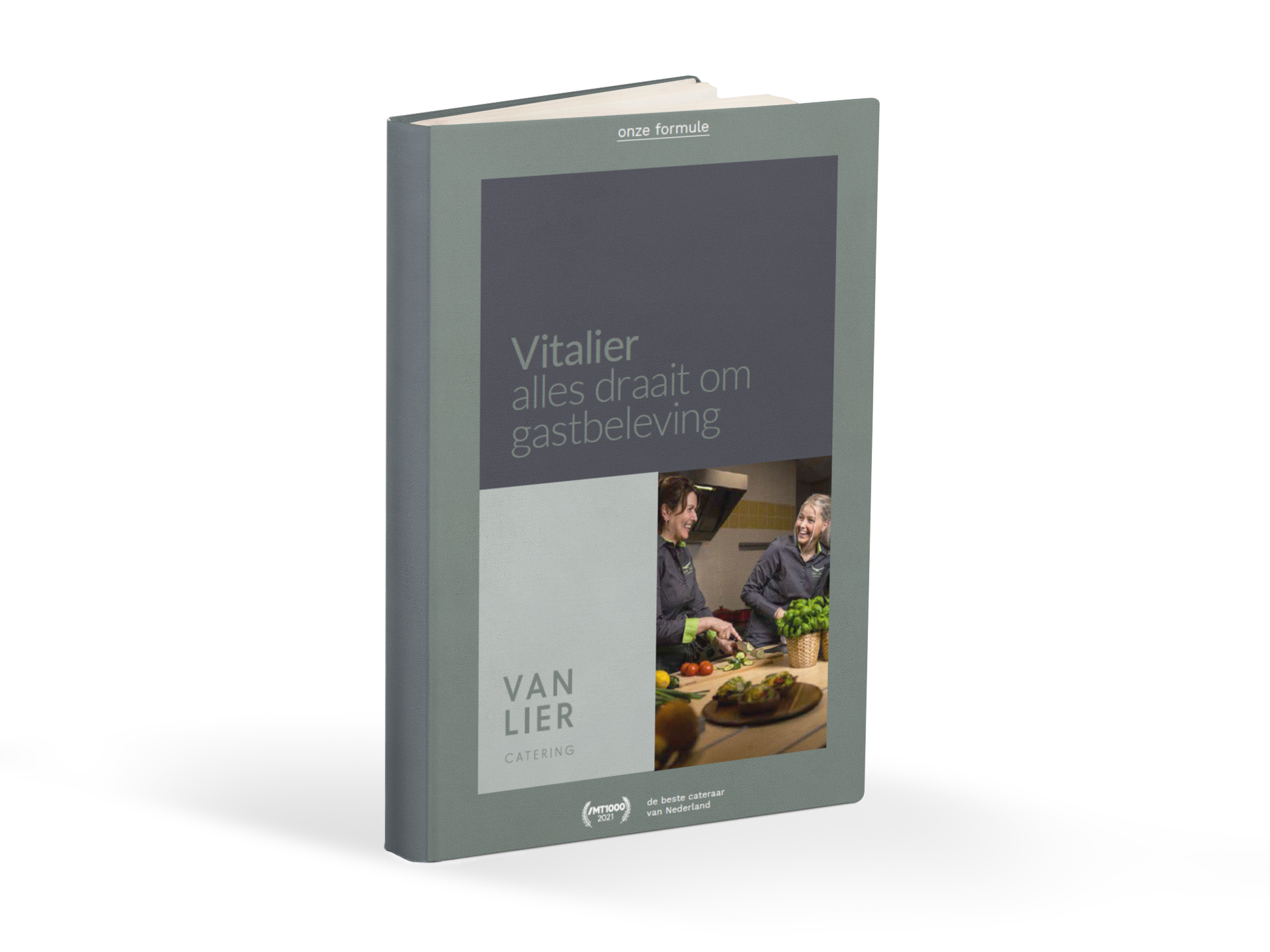 Vitalier brochure, omdat alles draait om gastbeleving